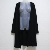 黒ニットガウンカーディガン