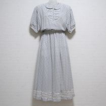 白水玉ジョーゼットワンピース