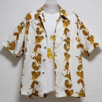 生成虎プリントアロハ&Tシャツ【M】