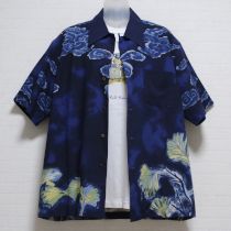 紺うさぎパネルプリントアロハ&Tシャツ