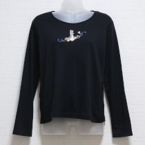 黒ピーターラビット刺繍長Tシャツ【4(L)】