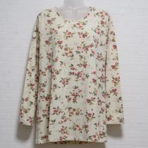 クリーム苺プリントカットソーチュニック