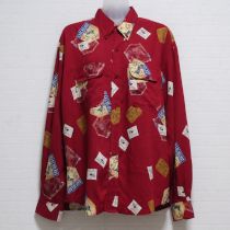 赤パッチ&バックポケットptシャツ【M】