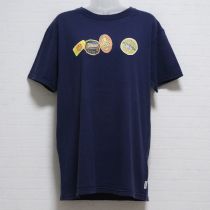 紺ビールラベルワッペンTシャツ【M】