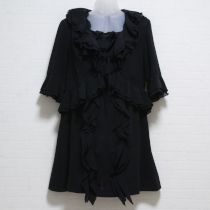 黒フリル使いポリチュニックセット【M】