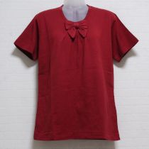赤リボン付きTシャツ【M】