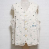 生成くま刺繍ベスト【M】