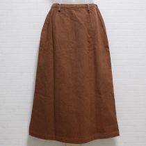 茶デニムスカート