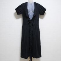 黒バテンレース使いオーバーワンピース