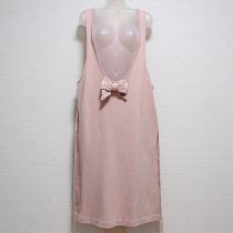 ピンクネーム使いカットソージャンパースカート
