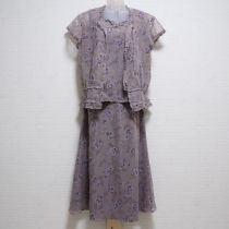 パープルすみれブラウスアンサンブル&スカート