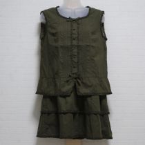 カーキリボンカメリアセットアップチュニック【3(9号)】