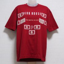 赤雛菊パッチTシャツ【L】