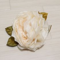 白薔薇コサージュ