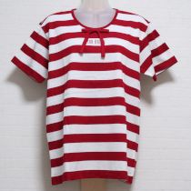 赤ワイドボーターTシャツ