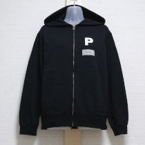 黒ダッフルテディプリントパーカー 【4(L)】