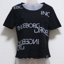 黒ロゴパッチTシャツ【M】