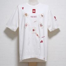 白ロゴパッチTシャツ【L】