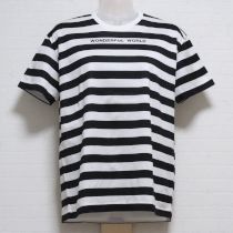 黒ボーダーTシャツ