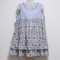 ブルー系カサデアンジェラチュニック【L】
