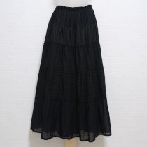 黒ドビー切替えスカート