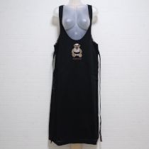 黒スイムくま刺繍ジャンパースカート