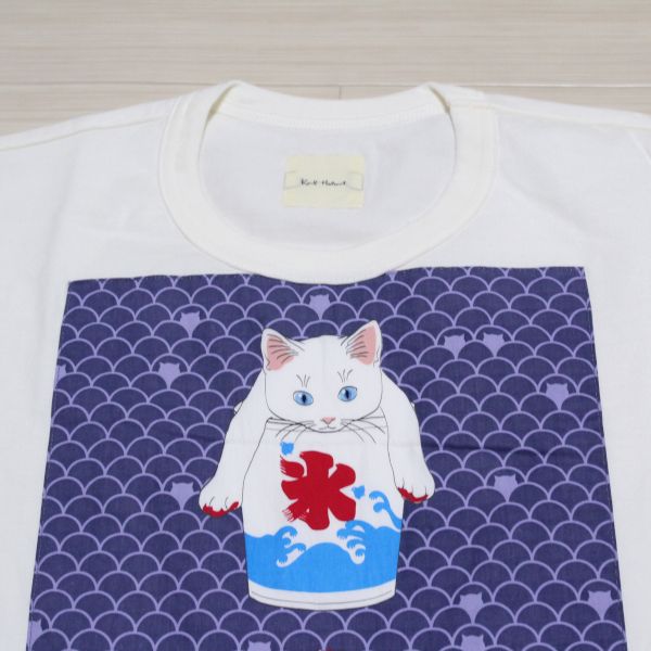 生成かき氷と猫プリントTシャツ【3(M)】 - ピンクハウス通販