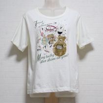 白ローリーポーリーTシャツ【4(L)】