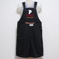 黒ロゴ刺繍ショートオール
