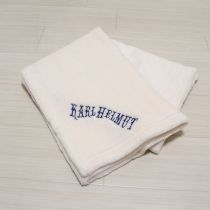 生成ロゴ入りブランケット