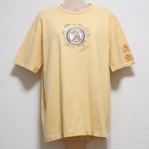 黄サファリプリントTシャツ