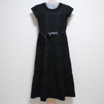黒ピコフリル使いワンピース