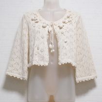 生成野苺の森モチーフカーディガン