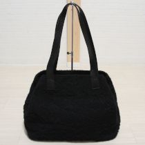 黒ロージーシャギーバッグ