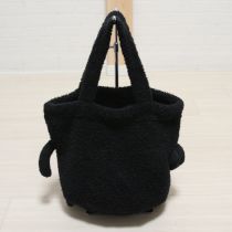 黒猫ふわもこバッグ