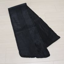 黒光沢サッシュベルト