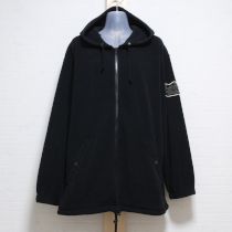 黒ワッペン付きパーカー【M】