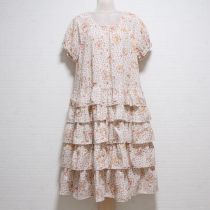 生成フェリーチェ段々フリルワンピース