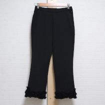 黒花モチーフパンツ【3(9号)】