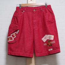 赤ポロくま刺繍ショートパンツ【L】