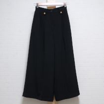 黒金ボタンワイドパンツ