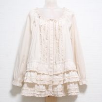 生成段々フリルローンチュニック