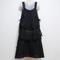 黒ロゴ刺繍ローンタブリエ