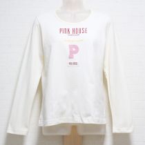 生成ロゴプリント長Tシャツ【M】