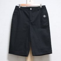黒カメリア刺繍ハーフパンツ【4(11号)】
