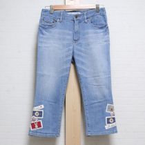 ブリーチネーム付き七分パンツ【3(M)】