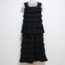 黒段々カットソー上下