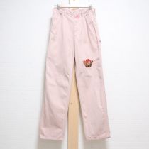 ピンクかご苺刺繍パンツ【M】