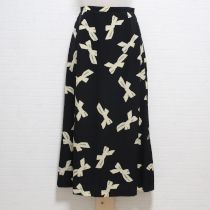 黒ロゴリボンポリスカート