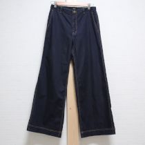 紺ロゴ刺繍ワイドパンツ【11号】
